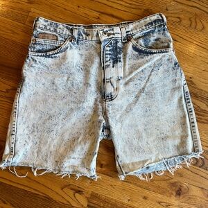 Vintage acid washed high waisted Jean shorts